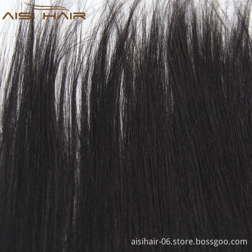 Aisi Hair 2018 New Arrival 6D Hair Extension Double Drawn Human Hair 6D Extensions Cuticle Aligned